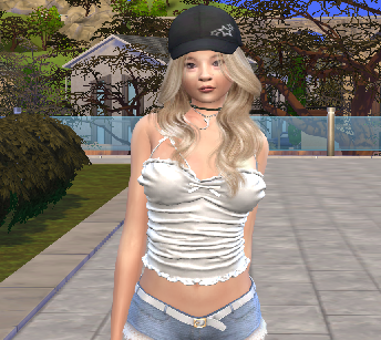 the sims 4 custom character download asian girls female Mengxi Liu by Bonita100 Body View