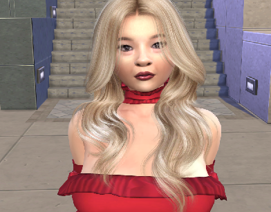 the sims 4 realistic style download girl Mengxi Liu by Bonita100 Face View