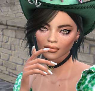 sims 4 alpha cc download girl Giulia Romano by Bonita100 Face View