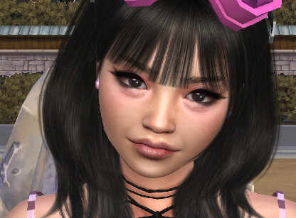 sims alpha cc download asian girls female Jenn Shimizu by Bonita100 Face View