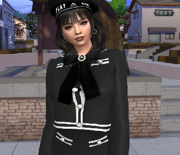 sims game realistic style download girl Jenn Shimizu by Bonita100 Body View