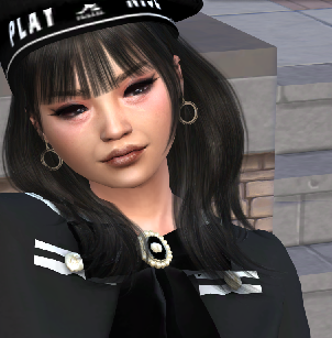 sims 4 alpha cc style download asian girls female Jenn Shimizu by Bonita100 Face View