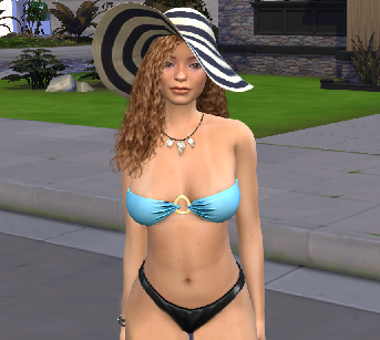 sims high detail download redhead female Nina Moretti by Bonita100 Body View