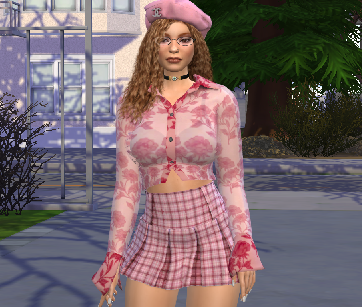 sims game alpha cc download redhead female Nina Moretti by Bonita100 Body View