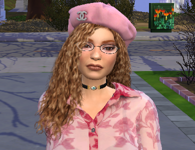 sims 4 realistic style download girl Nina Moretti by Bonita100 Face View