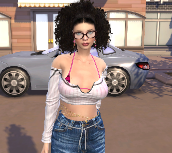 sims 4 custom sim download brunette female Yasmin Petrov by Bonita100 Body View