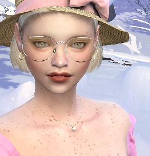 sims custom character download blonde female Freja Madsen by Bonita100 Face View