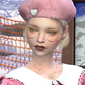 the sims 4 alpha cc download blonde female Freja Madsen by Bonita100 Face View