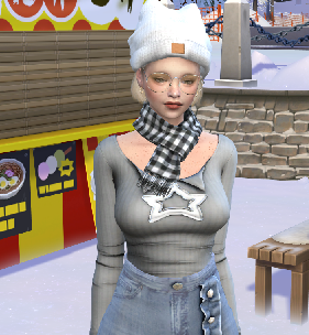 sims realistic style download girl Freja Madsen by Bonita100 Body View