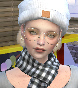 sims game alpha cc style download blonde female Freja Madsen by Bonita100 Face View