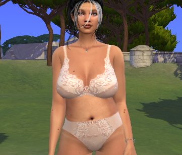 sims premium cc download brunette female Valeria Suarez by Bonita100 Body View