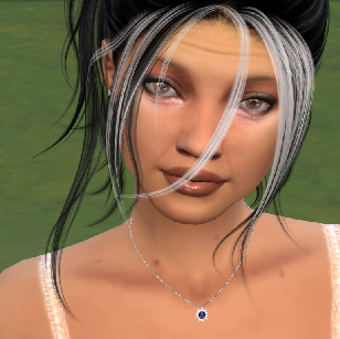 sims game custom character download woman Valeria Suarez by Bonita100 Face View