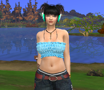 sims 4 premium cc download girl Camila Turner by Bonita100 Body View