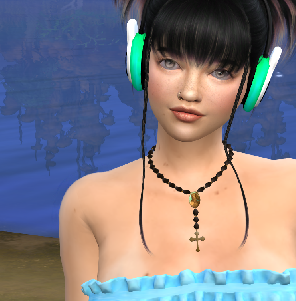 sims4 custom character download dyed-hair female Camila Turner by Bonita100 Face View
