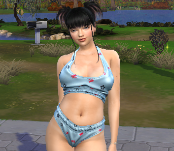 sims4 realistic style download girl Camila Turner by Bonita100 Body View