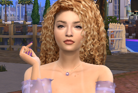sims custom character download girl Giulia Lam by Bonita100 Face View