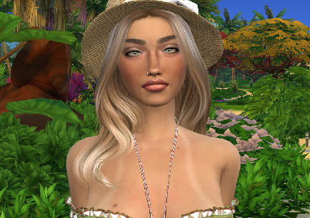 sims high detail download woman Jessica Serrano by Bonita100 Face View