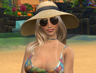 the sims 4 custom content download woman Jessica Serrano by Bonita100 Face View