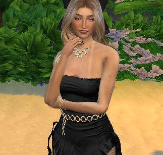 sims cc download blonde female Jessica Serrano by Bonita100 Body View