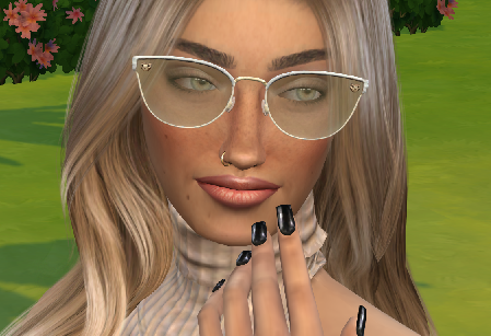 sims4 alpha cc style download woman Jessica Serrano by Bonita100 Face View