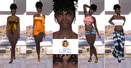 Ayanda Khumalo young custom character Sims 4 CAS outfit preview - thumbnail