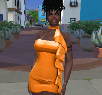 sims custom character download black girls female Ayanda Khumalo by Bonita100 Body View
