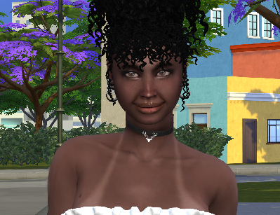 the sims 4 custom character download girl Ayanda Khumalo by Bonita100 Face View