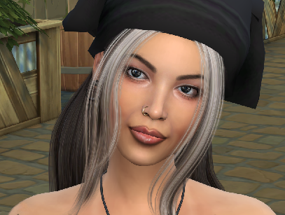 sims4 premium cc download brunette female Rocio Rojas by Bonita100 Face View