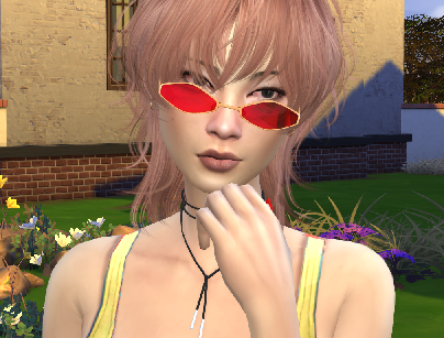 sims4 custom character download girl Misaki Sato by Bonita100 Face View