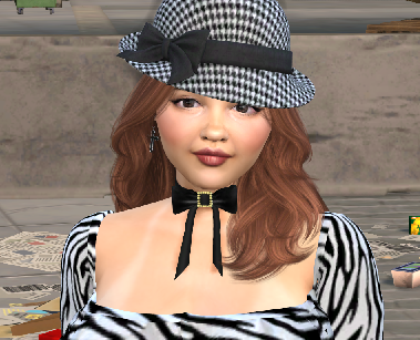 sims4 cc download brown hair female Paola Quintero by Bonita100 Face View