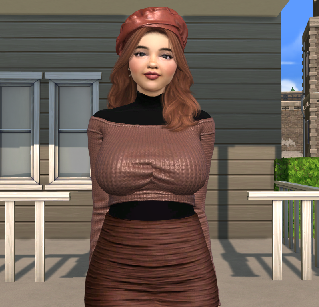 sims4 premium cc download girl Paola Quintero by Bonita100 Body View