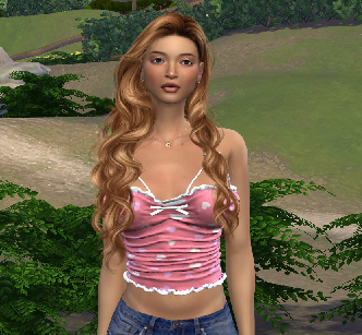 the sims 4 alpha cc style download native american female Sharon Copa by Bonita100 Body View