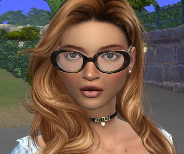 the sims 4 custom content download dyed-hair female Sharon Copa by Bonita100 Face View