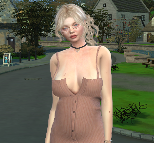 sims game alpha cc download blonde female Ana Gabriela Becker by Bonita100 Body View