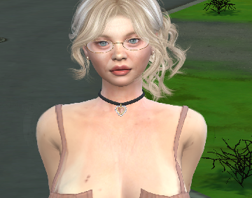 sims 4 realistic style download woman Ana Gabriela Becker by Bonita100 Face View