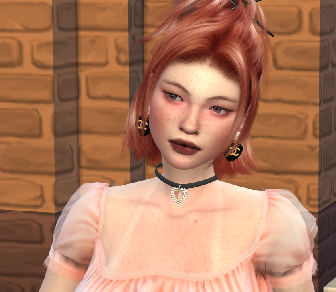 sims 4 premium cc download girl Ruby McCarthy by Bonita100 Face View