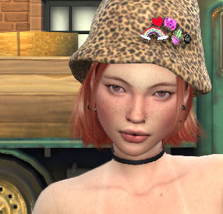 the sims 4 custom sim download girl Ruby McCarthy by Bonita100 Face View