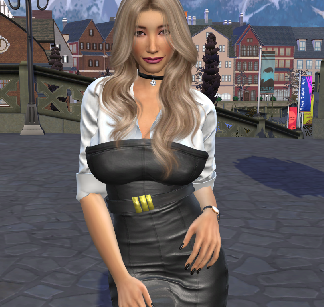 sims game realistic style download girl Liana Morel by Bonita100 Body View