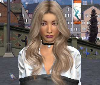 sims 4 alpha cc style download blonde female Liana Morel by Bonita100 Face View