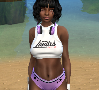 the sims 4 alpha cc style download girl Emely Rodriguez by Bonita100 Body View