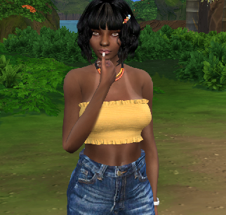 sims game premium cc download girl Emely Rodriguez by Bonita100 Body View