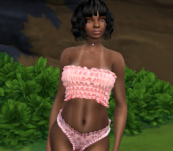 sims4 custom sim download girl Emely Rodriguez by Bonita100 Body View