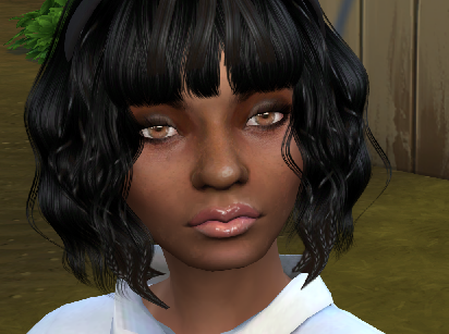 sims game alpha cc download black girls female Emely Rodriguez by Bonita100 Face View
