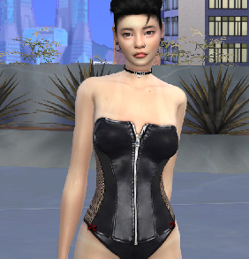 sims 4 realistic style download asian girls female Skylar Yoon by Bonita100 Body View