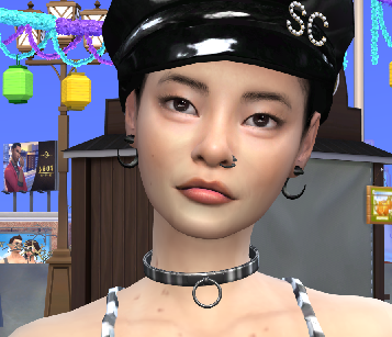 sims premium cc download girl Skylar Yoon by Bonita100 Face View