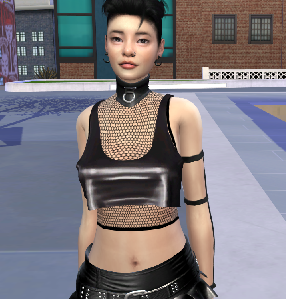 sims4 custom content download asian girls female Skylar Yoon by Bonita100 Body View
