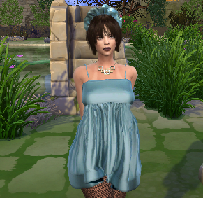 sims 4 custom sim download brunette female Eleni Papadaki by Bonita100 Body View