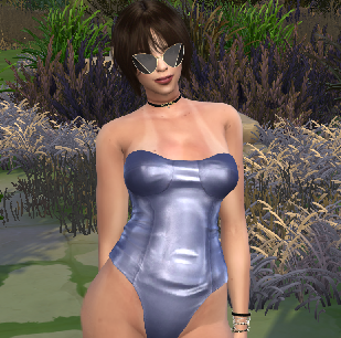 sims game realistic style download brunette female Eleni Papadaki by Bonita100 Body View