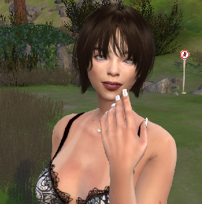 sims game custom sim download girl Eleni Papadaki by Bonita100 Face View