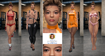 Sandra Restrepo young custom character Sims 4 CAS outfit preview - thumbnail